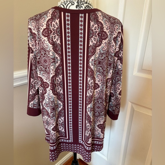 QVC- Belle by Kim Gravel, tunic top, size Lg. - Picture 12 of 16